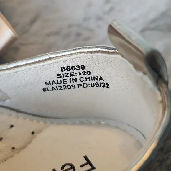 Felix & Flora Sparkle Gold Shoes - Picture 7 of 11